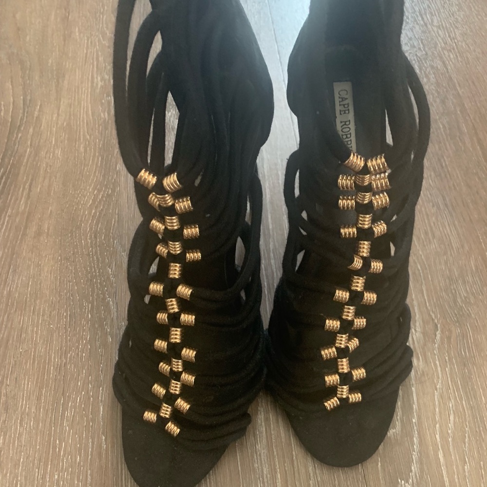 Strappy heels